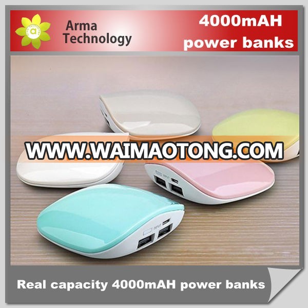 cute shell style Power Bank 3000mAh,Portable Power Source,Gift Portable Charger For Cell Phone,MP3,Tablet PC